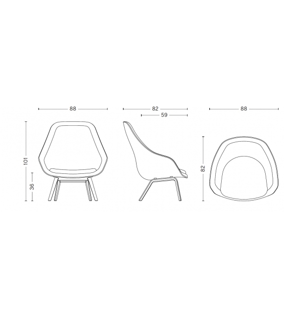 About a Lounge Chair AAL 93 Hay Lounge-Sessel