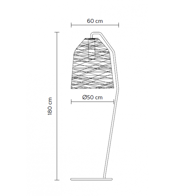 Black Out Outdoor Karman Lampadaire