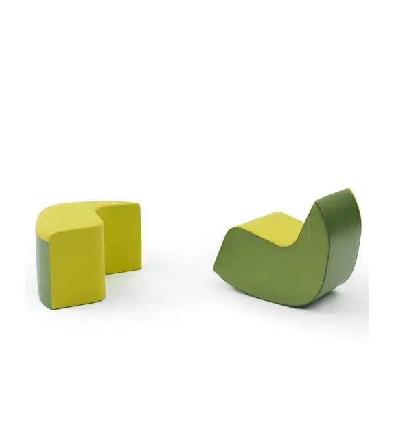 Pouf Gilbert & George Campeggi