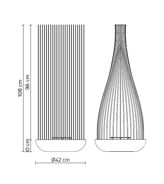 Don't Touch Outdoor Karman Lampadaire