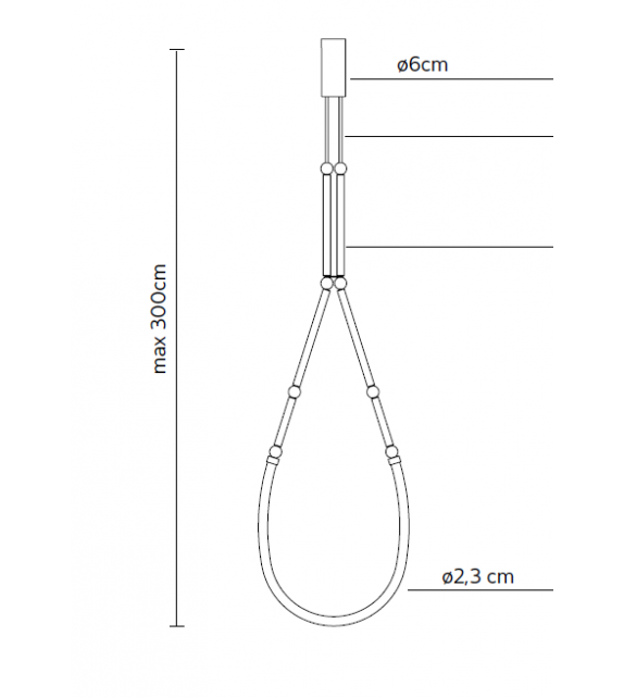 Leda Outdoor Karman Hängeleuchte