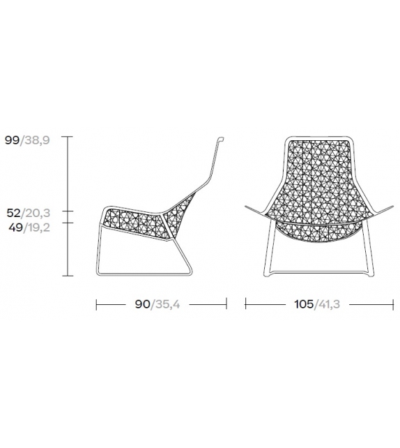 Maia Kettal Slide Base Relax Armchair