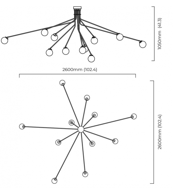 Array Large Opal CTO Lighting Pendant Lamp