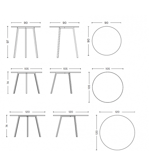 Loop Stand Round Hay Table