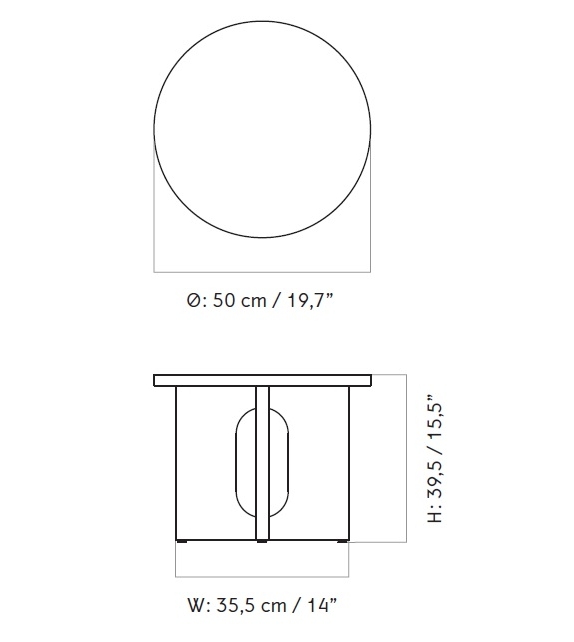 Androgyne Wood Menu Table D'Appoint