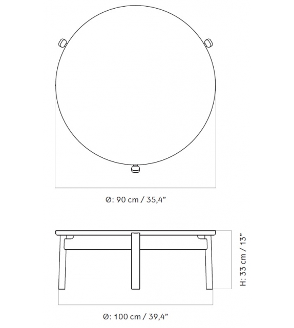 Passage Lounge Menu Coffee Table
