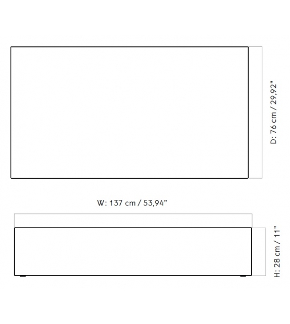Plinth Grand Menu Tavolino