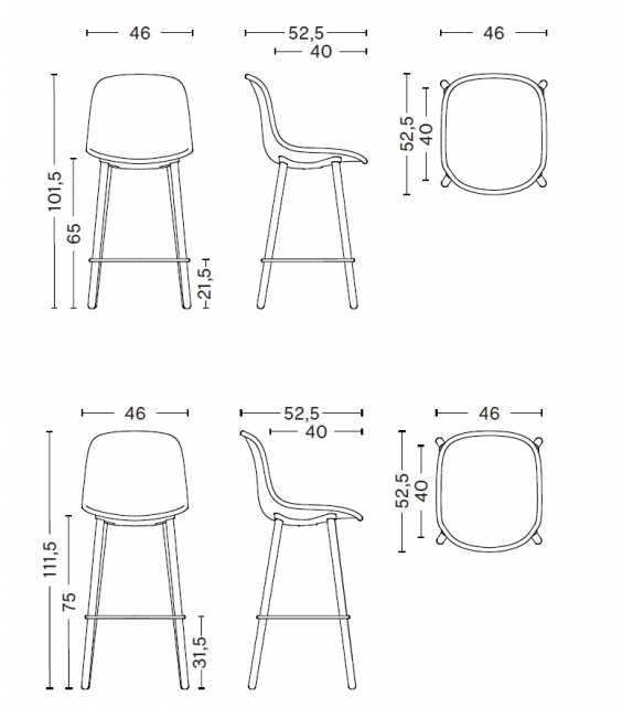 Neu 12 Hay Bar Stool