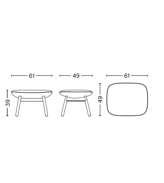 Uchiwa Ottoman Hay Repose-piéds