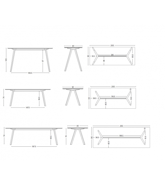 Copenhague CPH 30 Hay Tavolo