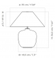 Torso 37 Menu Lampe de Table