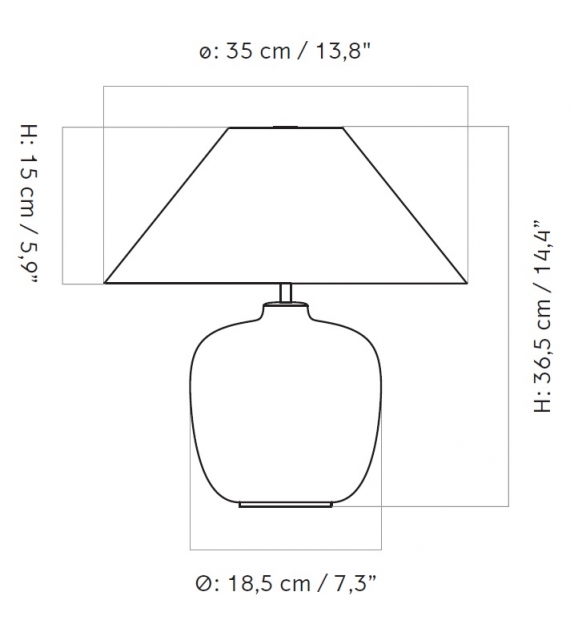 Torso 37 Menu Table Lamp