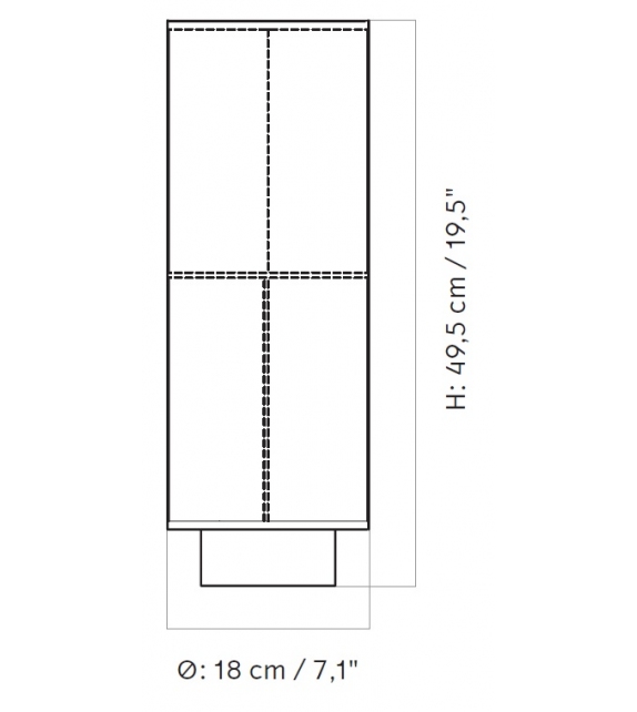 Hashira Menu Lampe de Table
