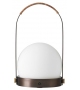 Carrie Leather Menu Lampada Portatile