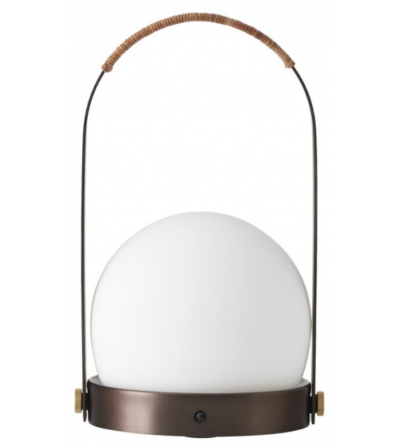 Carrie Leather Menu Portable Lamp