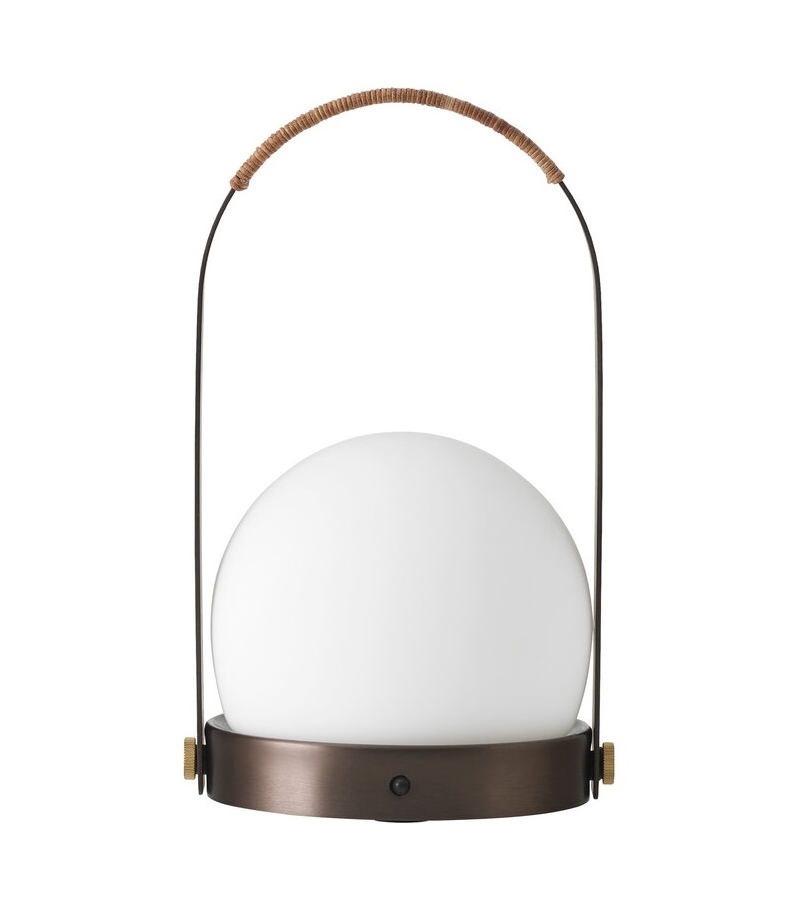 Carrie Leather Menu Portable Lamp