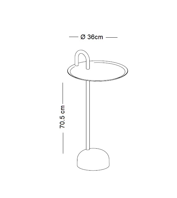 Bowler Hay Table D'Appoint