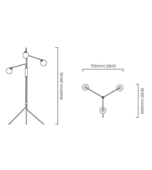 Array Opal  CTO Lighting Lampadaire