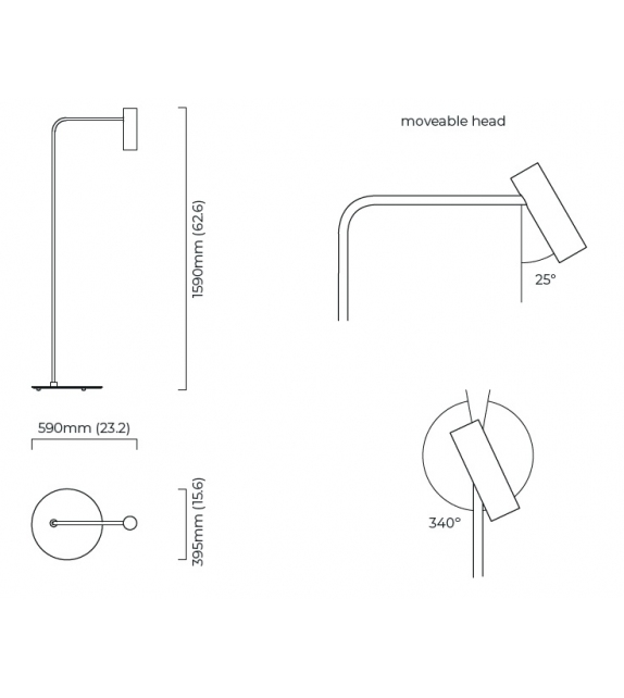 Heron CTO Lighting Lampada da Terra