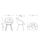 About a Chair AAC 127 Soft Hay Poltroncina