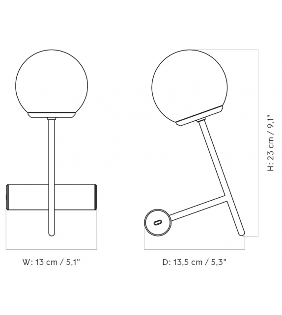 Phare Menu Table Lamp