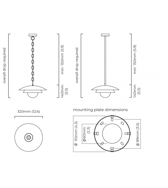 Carapace CTO Lighting Pendant Lamp