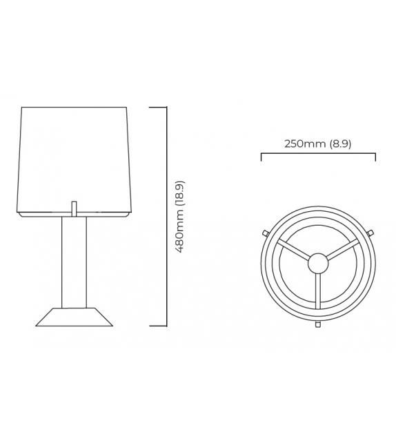 Acropolis CTO Lighting Lampe de Table
