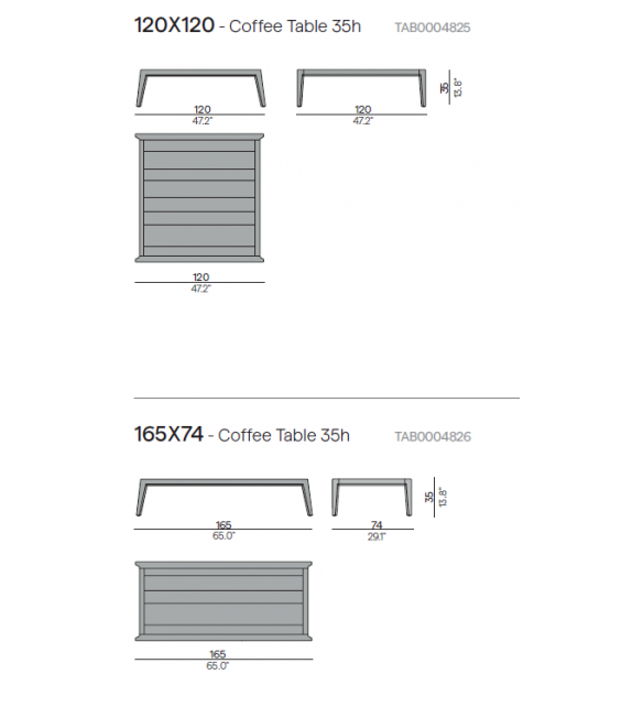 Sunrise Manutti Coffee Table