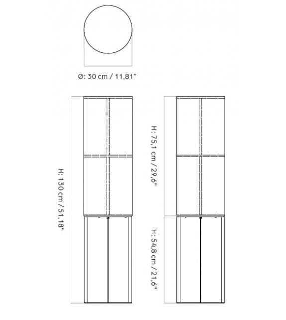 Hashira High Menu Floor Lamp