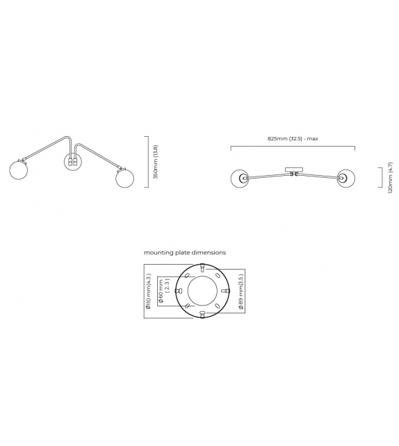 Array Twin Opal CTO Lighting Applique