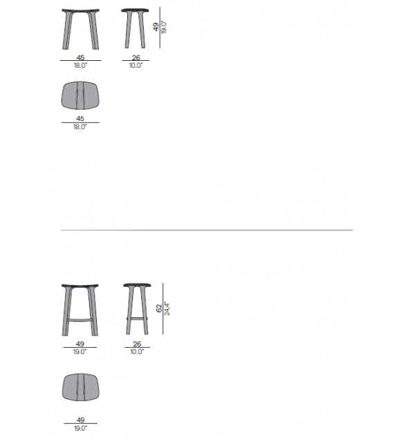 Solid Manutti Tabouret