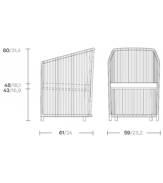 Bitta Kettal Sillón Comedor