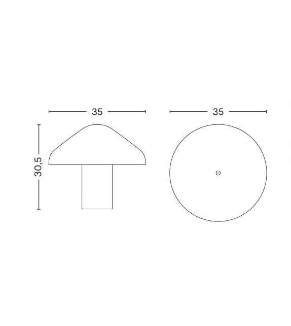 Pao Glass Hay Table Lamp