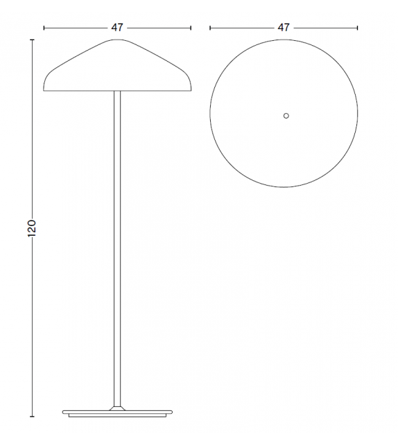 Pao Steel Hay Floor Lamp