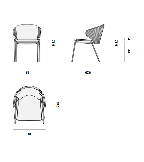 Radius Manutti Petit Fauteuil