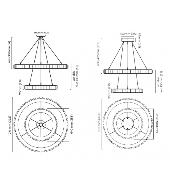 Avalon Halo CTO Lighting Suspension