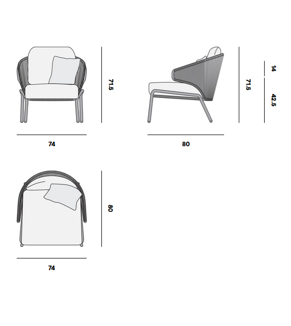 Radius Manutti Sessel