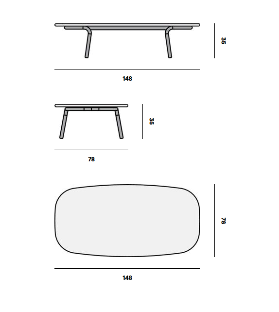 Minus Manutti Table Basse