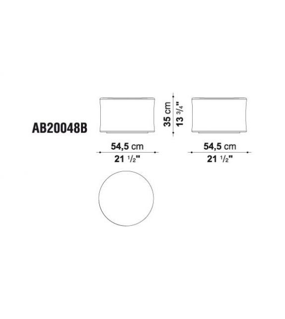 White Collection B&B Italia Outdoor Taburete