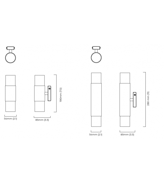 Roma CTO Lighting Wandleuchte