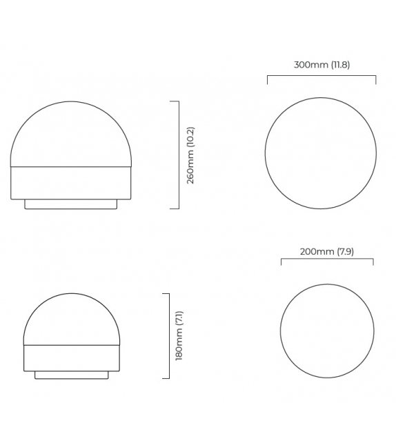 Lucid CTO Lighting Lampada da Tavolo