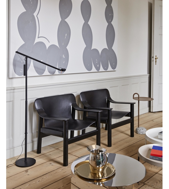 Fifty-Fifty Hay Floor Lamp