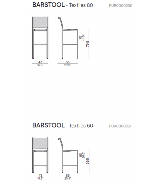 Latona Manutti Bar Stool