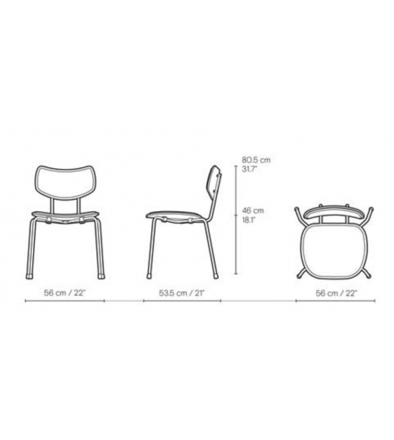 VLA26P Vega Chair Carl Hansen & Søn Sedia