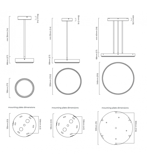 Anvers CTO Lighting Lámpara de Suspensión