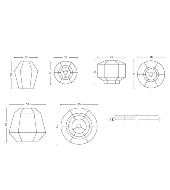 Bonbon Hay Lampe de Table