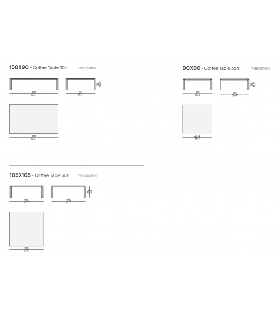 Trento Manutti Table Basse