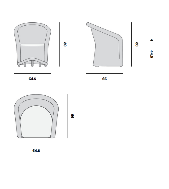 River Manutti Petit Fauteuil