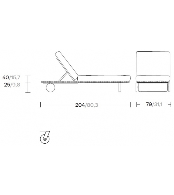 Kettal Bitta Chaise Longue