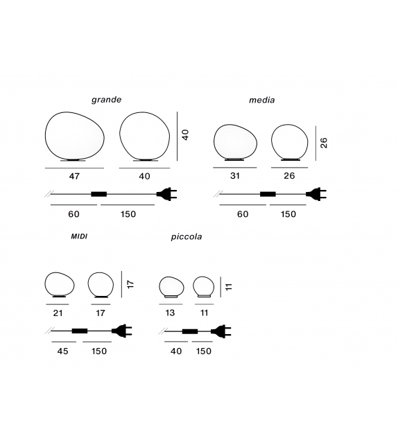 Gregg Foscarini Lámpara de Mesa
